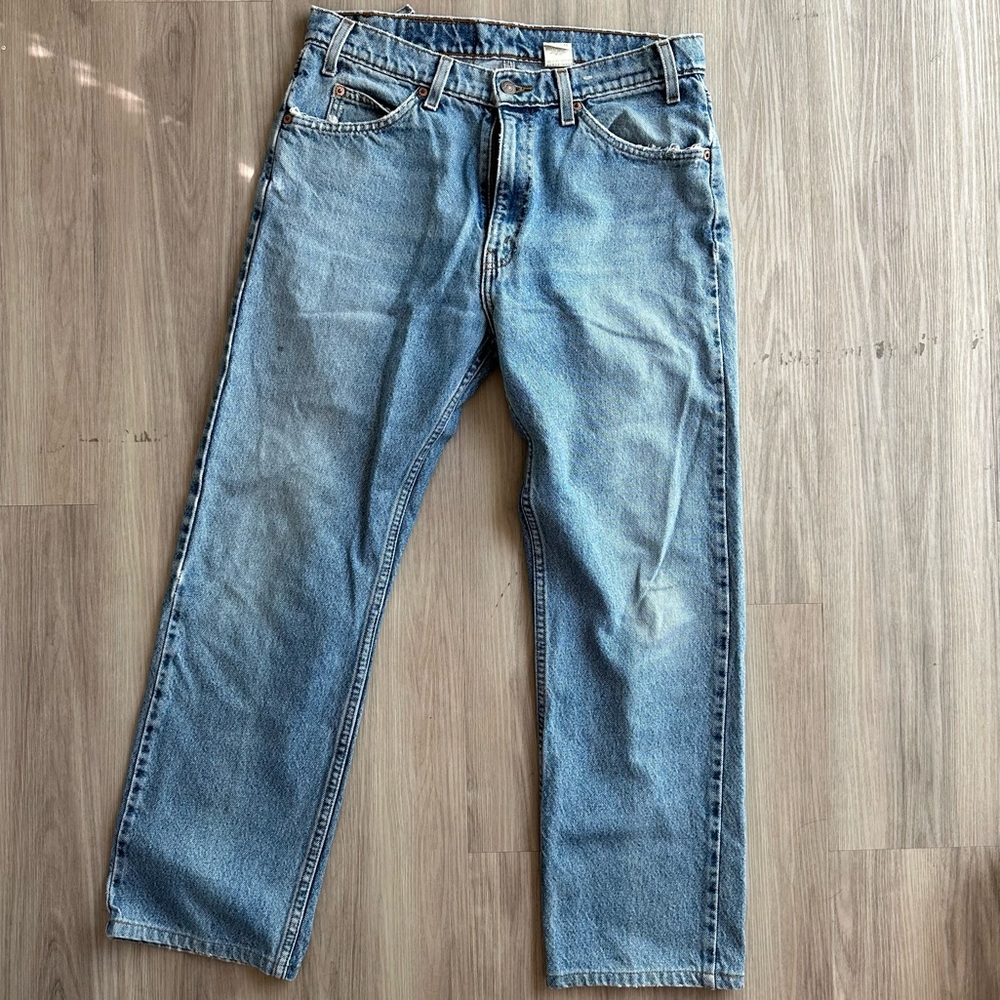 Levi’s 505 light wash jeans